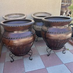 New Flower Pots Made Out Of Clay Perfect Gift 🎁 