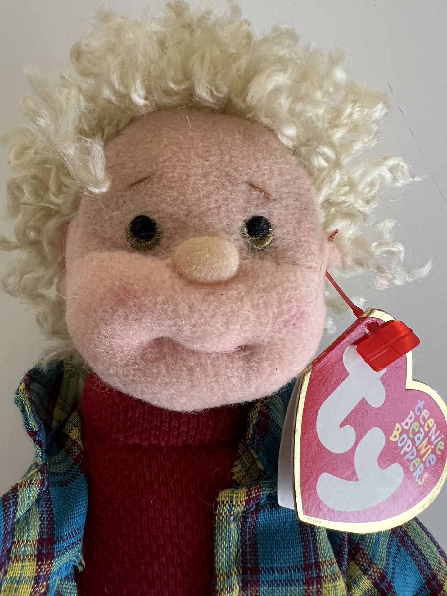 GREAT DEAL - VINTAGE - Rusty Teenie Beanie Bopper Doll (Made by Ty Beanie Babies)