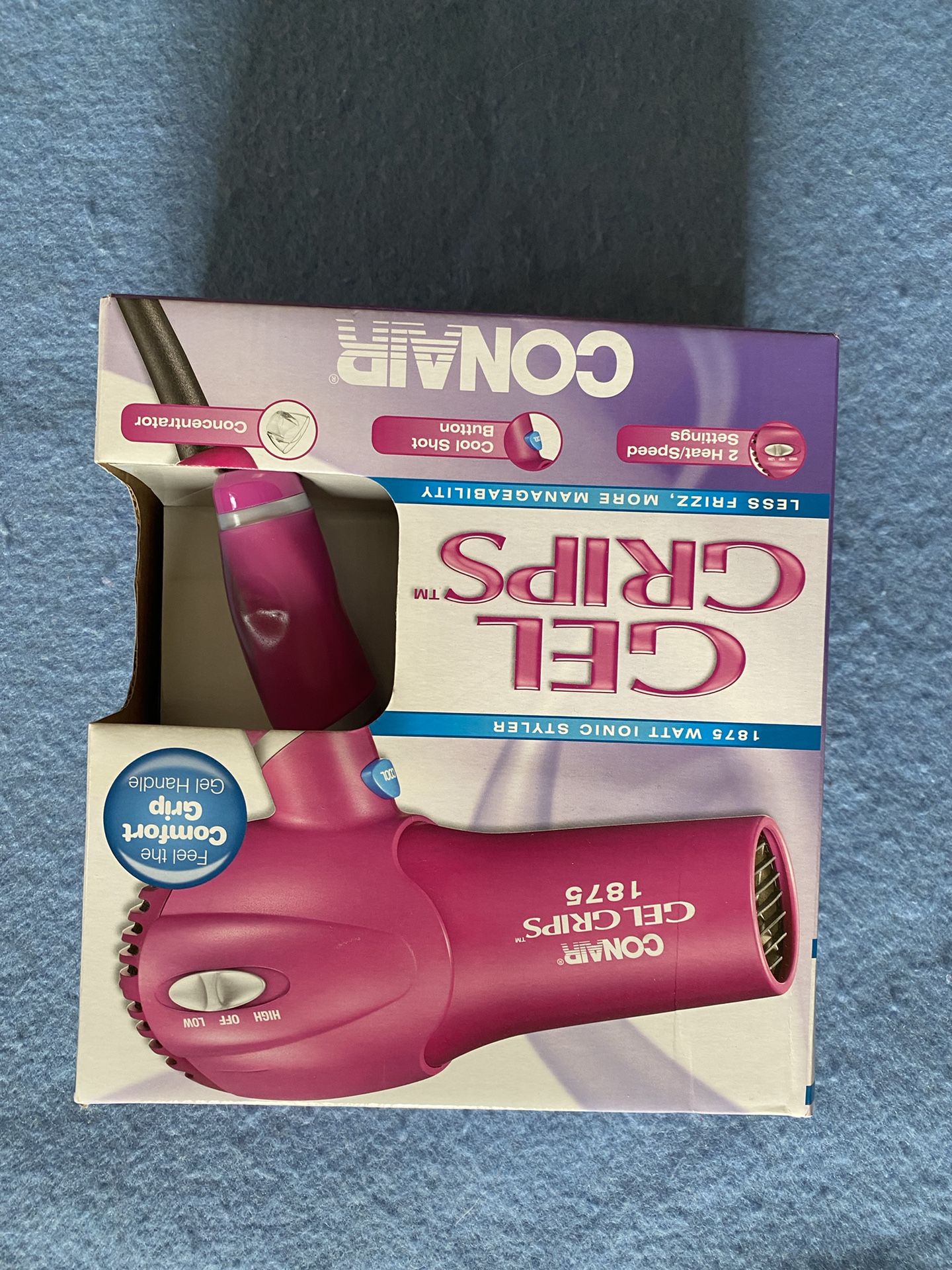 Gel Grips Hair Dryer