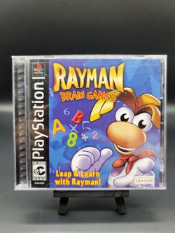 Playstation 1 Rayman Brain Games ( Tested & Working ) Complete