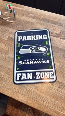 Seattle Seahawks Parking Sign