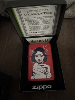Red Zippo Lighter 