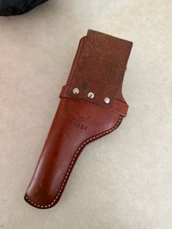 Vintage Hunter Leather Revolver Holster