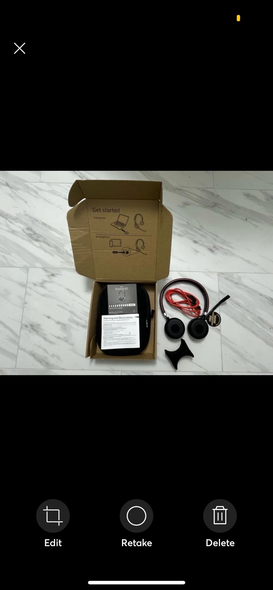 NWT Jabra Evolve 65 Professional Wireless Stereo Headset