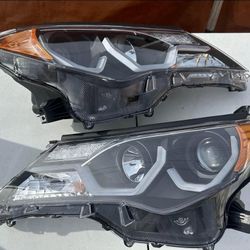 13-15 Toyota RAV4 LED Headlights Faros Calaveras Micas Luces 
