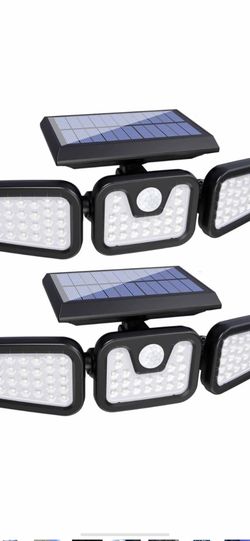 Solar Led light motion sensor 2 pack - NEW $65