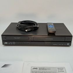JVC DVD Recorder/ VCR with Remote, Manual And Cable. HDMI Output, Digital Tuner. Works Great.(DR-MV150B) 