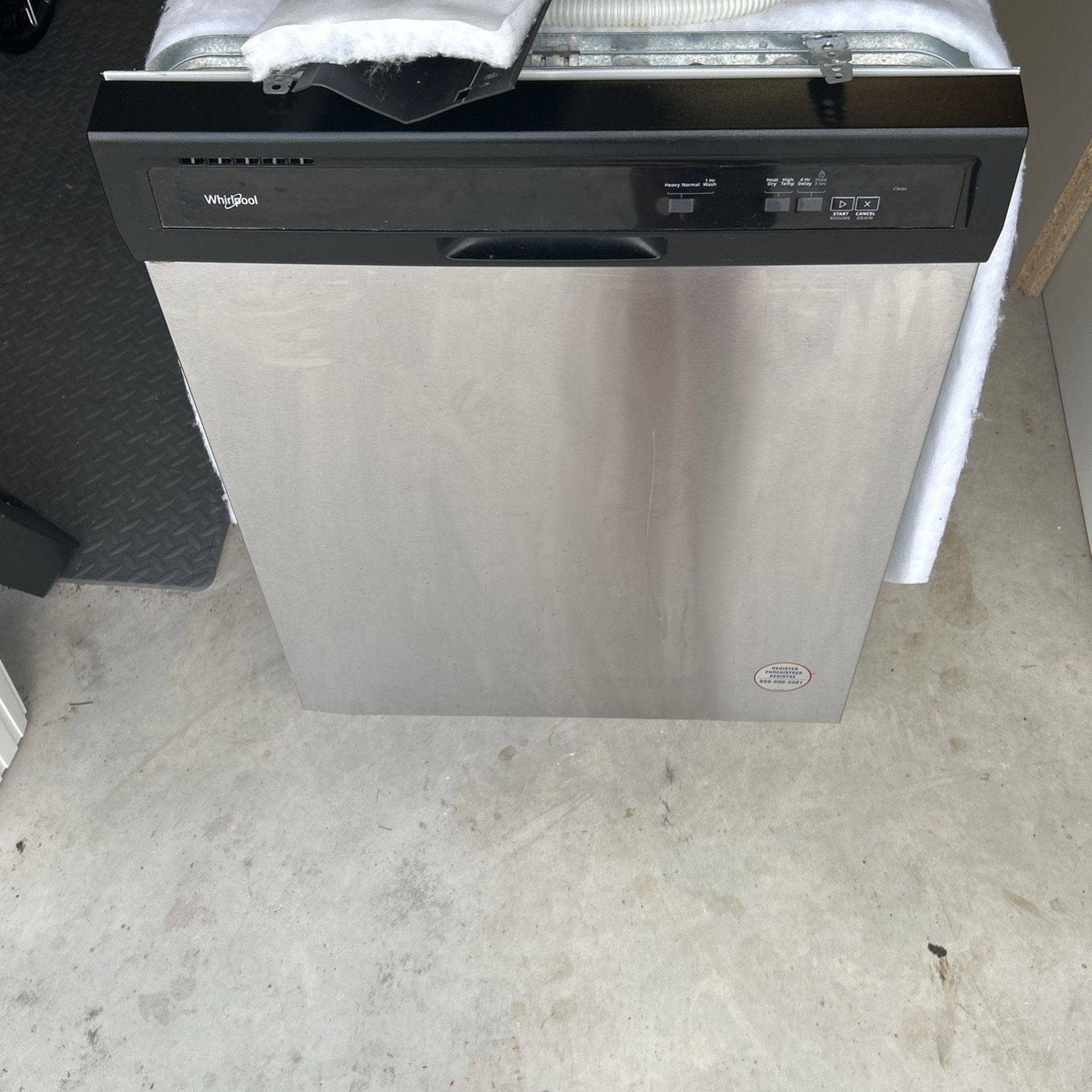 Whirlpool Dishwasher 3 Years Old