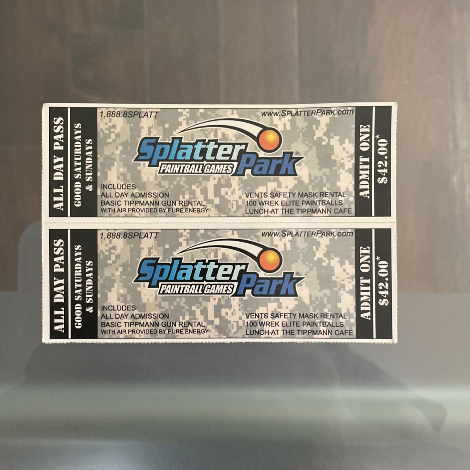 2 All Day Paintball Tickets