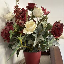 Artificial Flowers with Pot