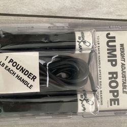 All pro weight adjustable jump rope
