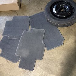 2003-2007 Honda accord spare tire and oem floor mats 