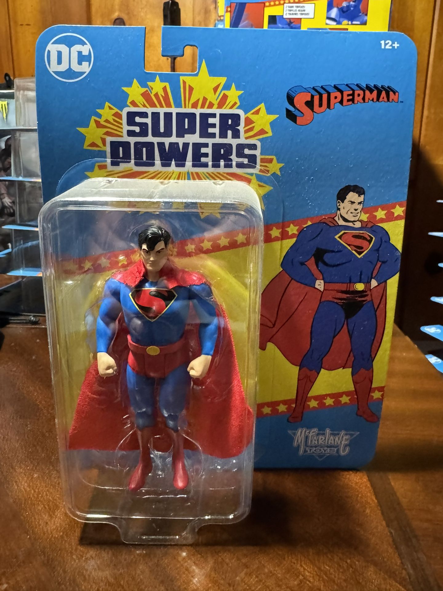 McFarlane DC Super Powers SUPERMAN Fleischer Suit 5" Figure #38 Wave 8 New