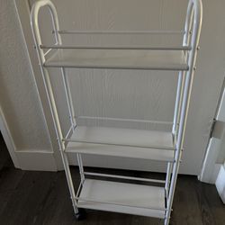 Narrow Metal storage Cart