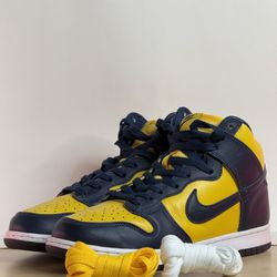 Nike Dunk High “Michigan” — Size 8.5 — Lightly Worn