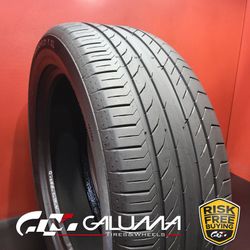 1 Tire LikeNEW Continental ContiSportContact 5 (Seal+Silent) ★ 255/50R21 #97256