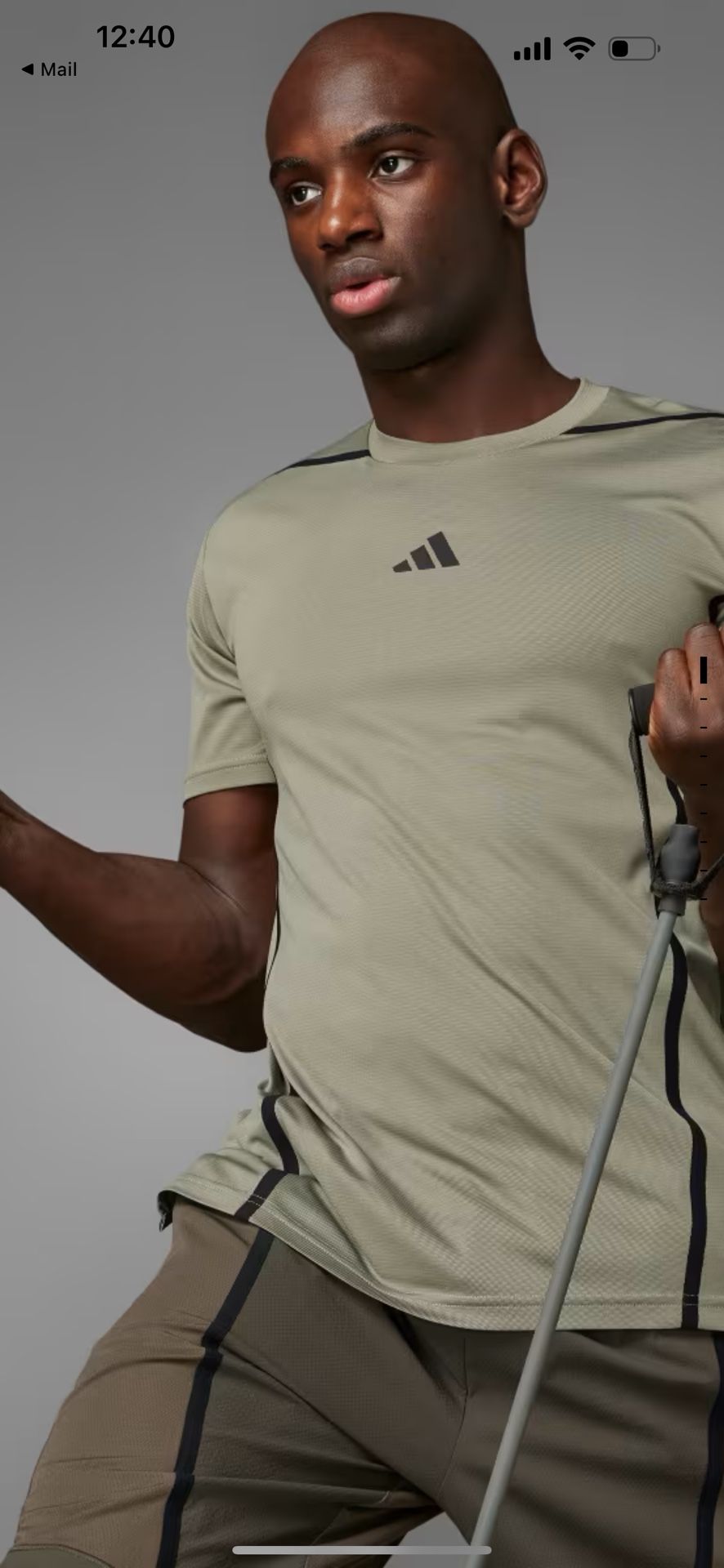 Adidas - designed for training pro series tee in size Large