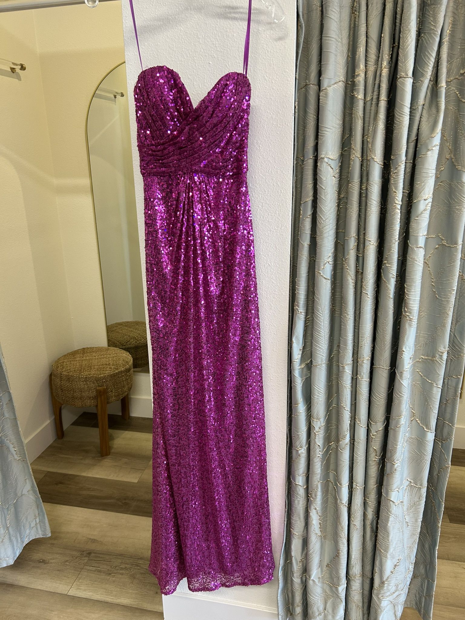 New Magenta Sequin Dress Size 4