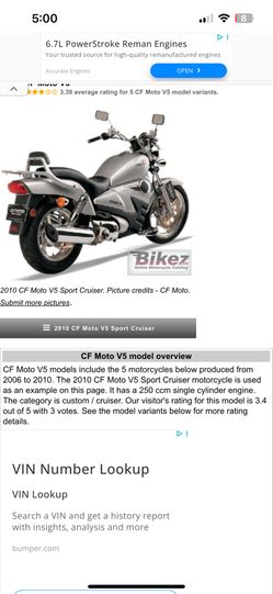 250cc 18hp Liquid Cooled Engine Runs