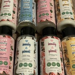 Love Beauty And Planet Shampoo And Conditioner 2/$5