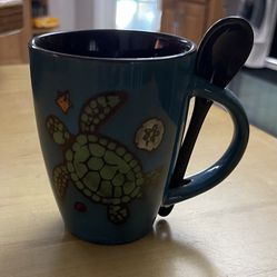 Turtle Cup With Spoon
