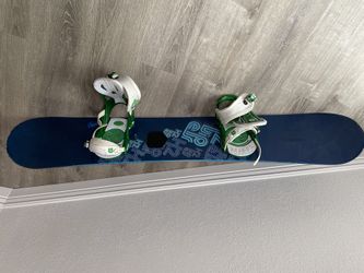 K2 Lipper All Terrain Snowboard 162cm Wide With Burton Bindings