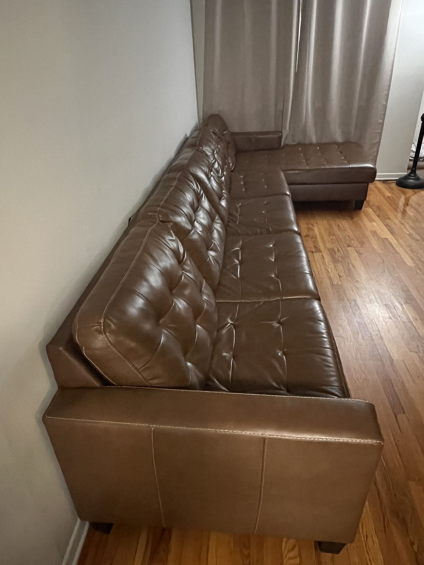 Large Sectional “L” shape couch with chaise