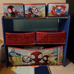 Spiderman toy storage