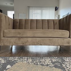 Velvet Loveseat