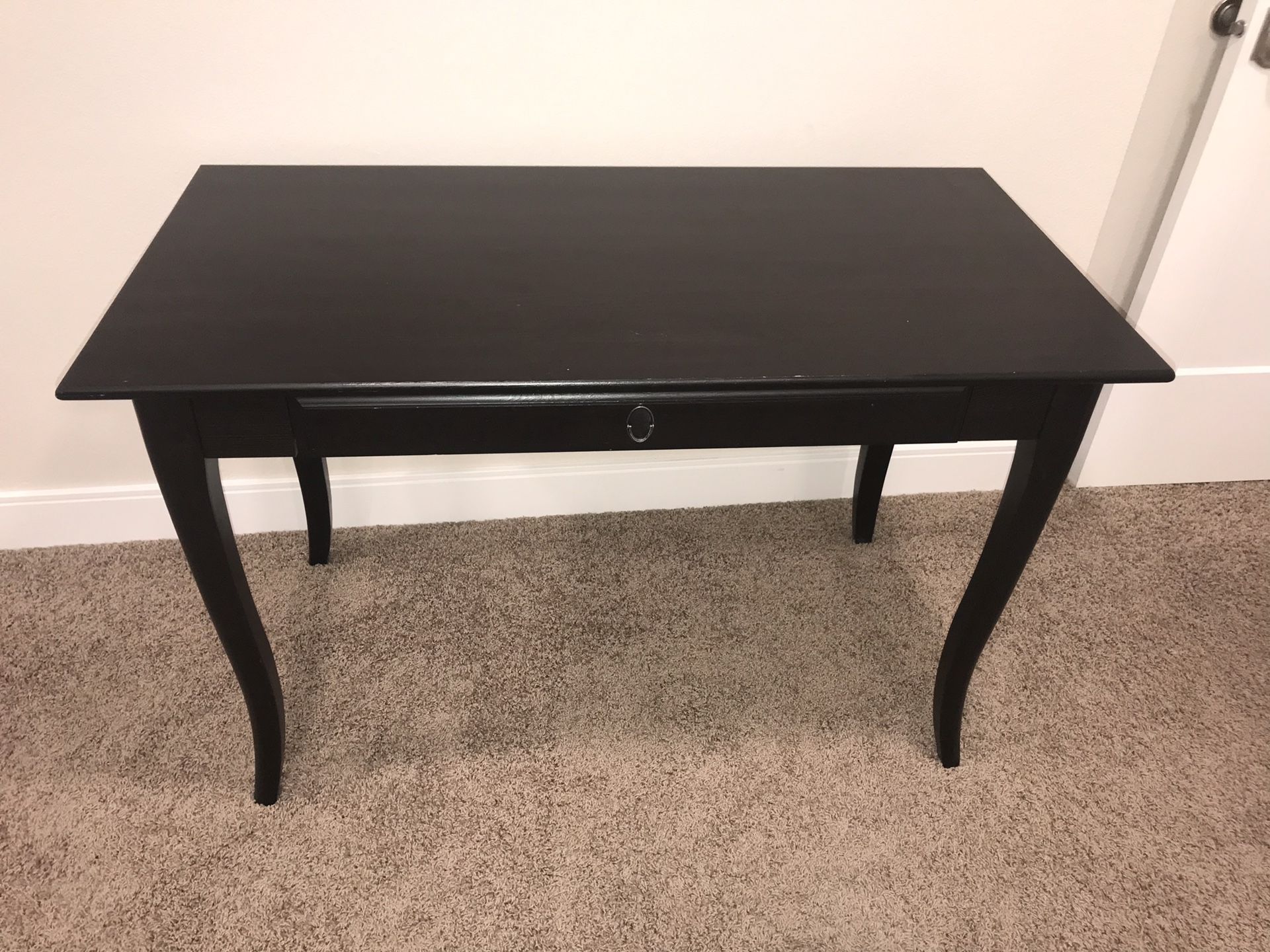 IKEA desk Leksvik 12068 - Espresso Color