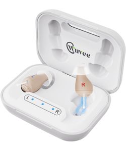 OTC Hearing Aids for Seniors, Rechargeable Hearing Aid Amplifiers Devices with Noise Cancelling Clear Sound, Superior Sound Quality Adults Women & Men