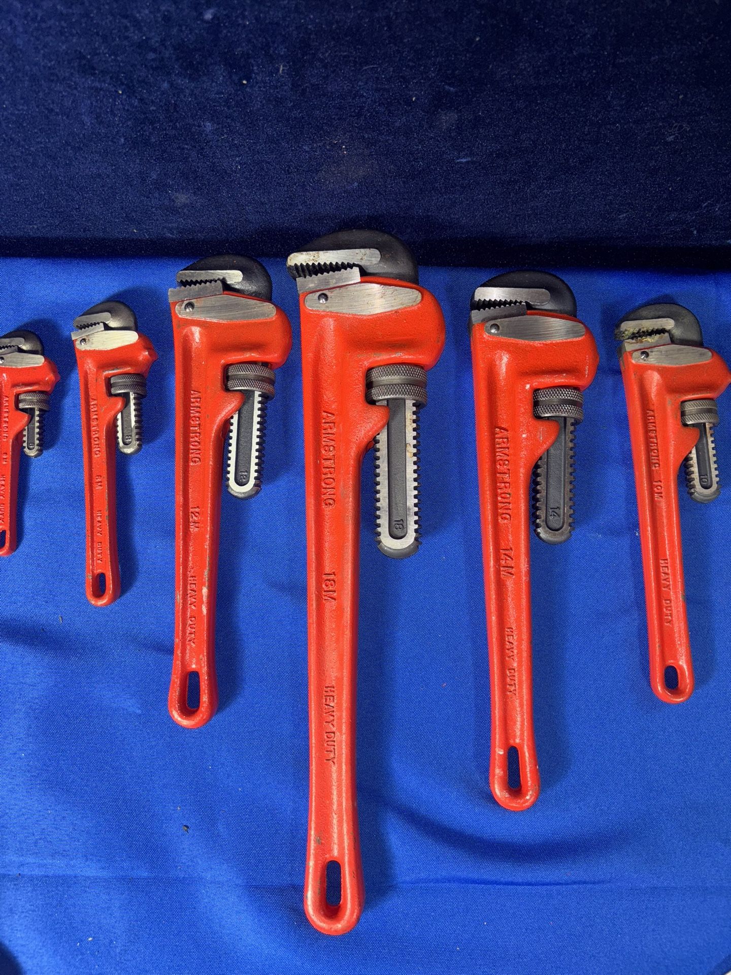 Set Of Armstrong Pipe Wrenches