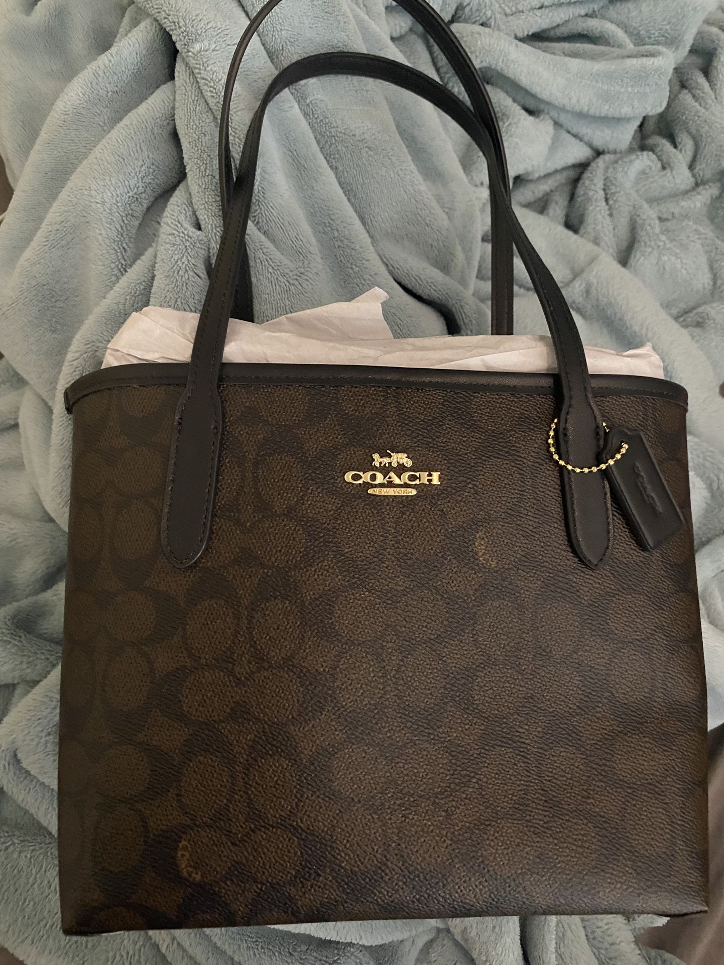 Coach Small City Tote