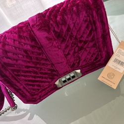 Brand new: REBECCA MINKOFF Edie Flap Valvet Shoulder Bag