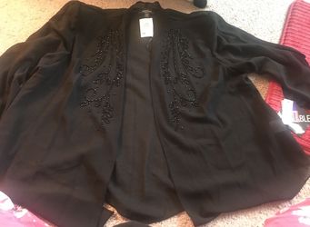 NEW!!! never worn black gemstones dress plus size