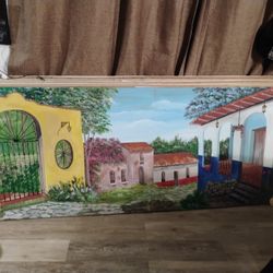  Large Oil On Canvas Paintin