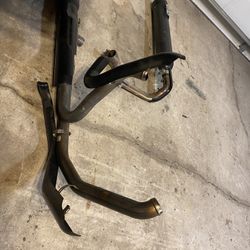 True Dual Factory Exhust Harley 