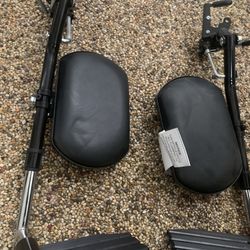 Pair Of Universal Elevated Leg And Foot Rest Legs Parts For Wheel Chair 