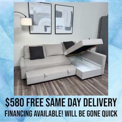 FREE DELIVERY Ikea Friheten Sleeper Sofa With Storage Sectional Couch