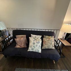 Black Metal Futon Bed