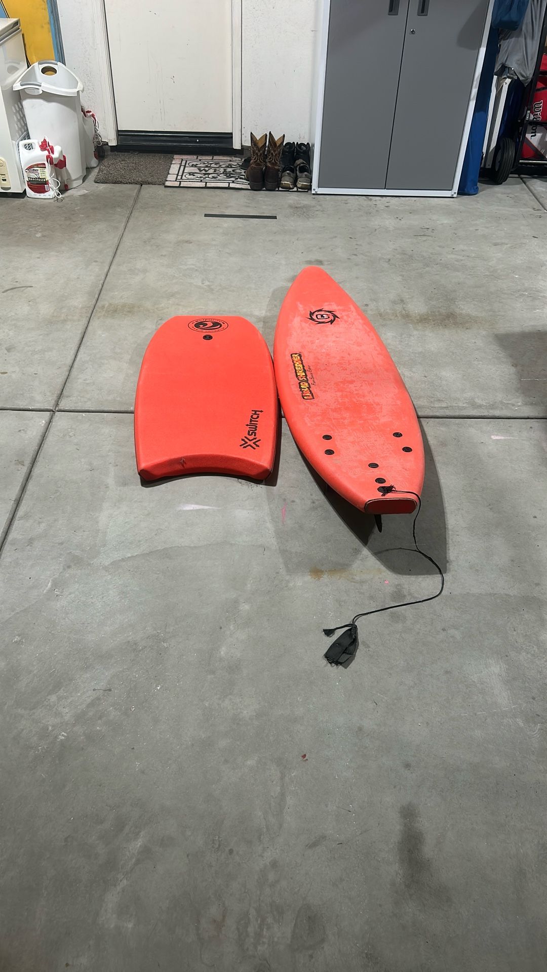 Surfboard And Bodyboard