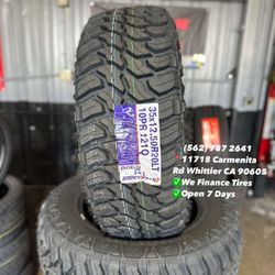 35x12.50R20 CROSSLEADER MUD TERRAIN Set of Tires Installed and Balanced Set de Llantas Nuevas Instaladas y Balanceadas