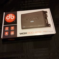 db drive WDX 300.4 900w MAX 4 channel class AB car amplifier