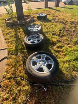 Silverado Wheels with Tires – Set of 4