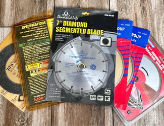 6-Piece Tile & Masonry Diamond Blade Bundle (Brand New)