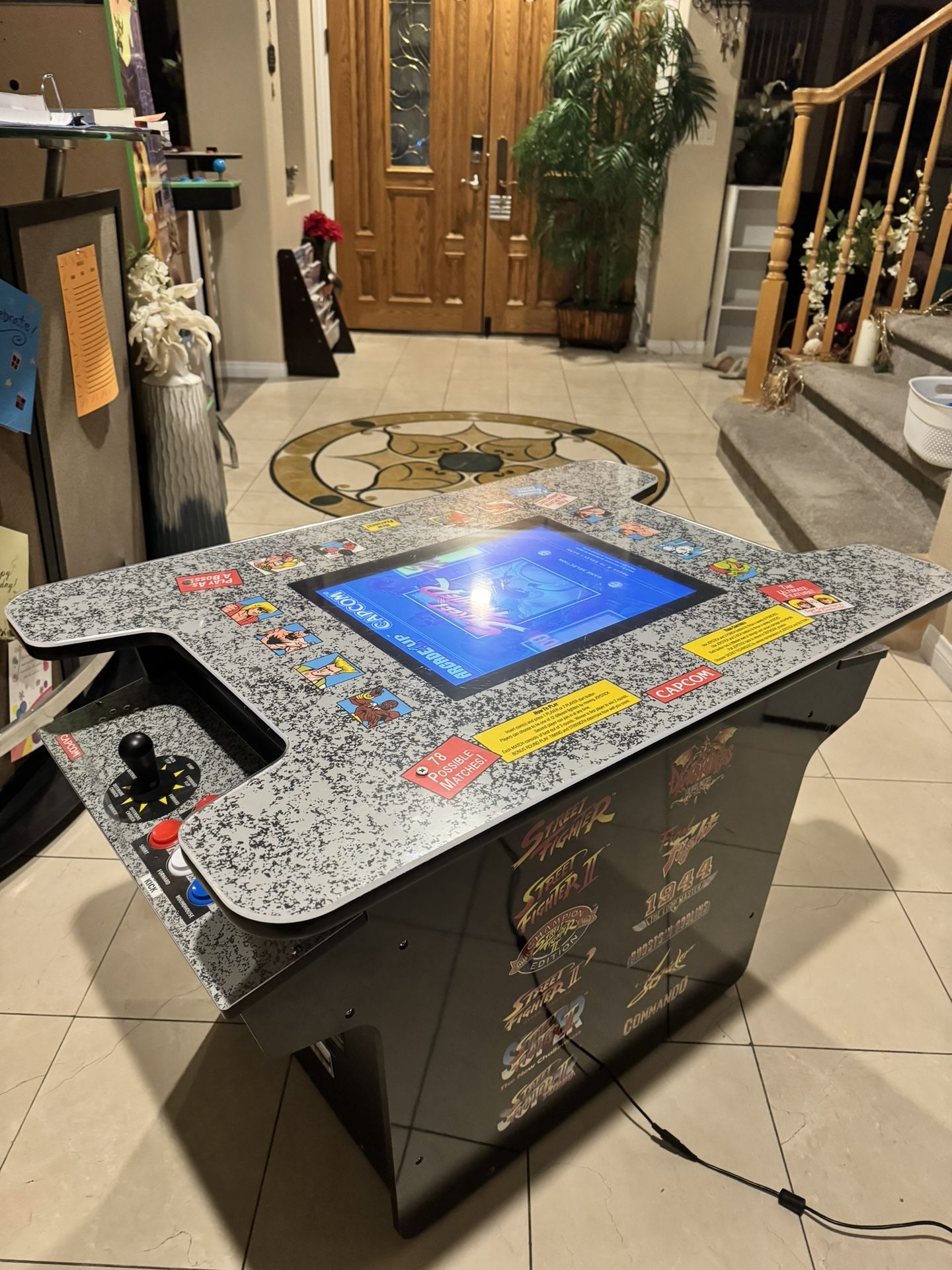 Street fighter Championship Edition Cocktail Table (12 Games)