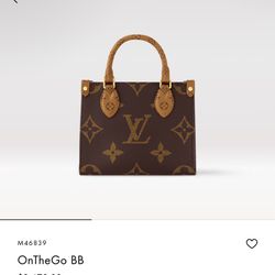 Louis Vuitton OnTheGo BB mini tote bag