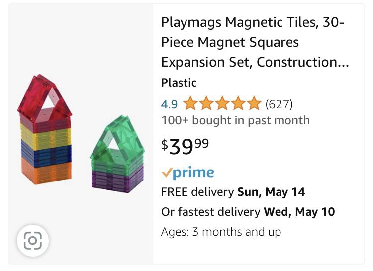 Playmag Magnet Tiles