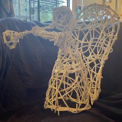 Wicker Angel Tree Topper