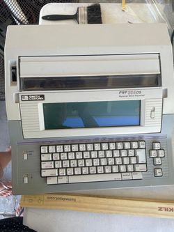 PERSON WORD PROCESSOR VINTAGE